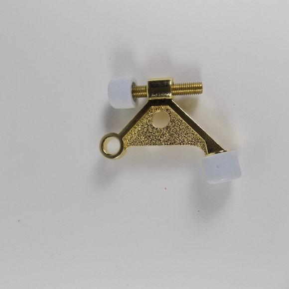 🌷5/25 SALE National Brass Textured Hinge Pin Door Stop Lot of 6 Hardware - Picture 2 of 4